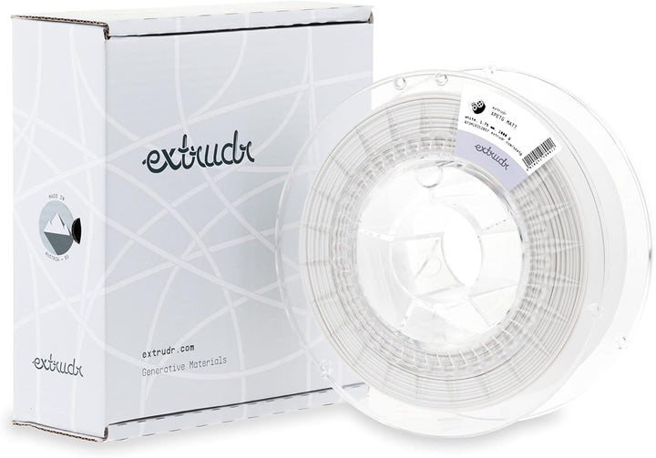 extrudr® XPETG MATT ø1.75mm (1kg) 'WEISS' - 3D Drucker Filament - Made in Austria - höchste Qualität