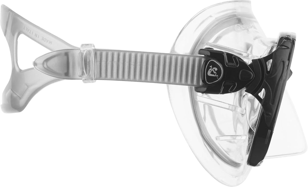 Cressi Big Eyes Evolution - Revolutionäre Erwachsene Tauchmasken Big Eyes Evolution Crystal Mask Tra
