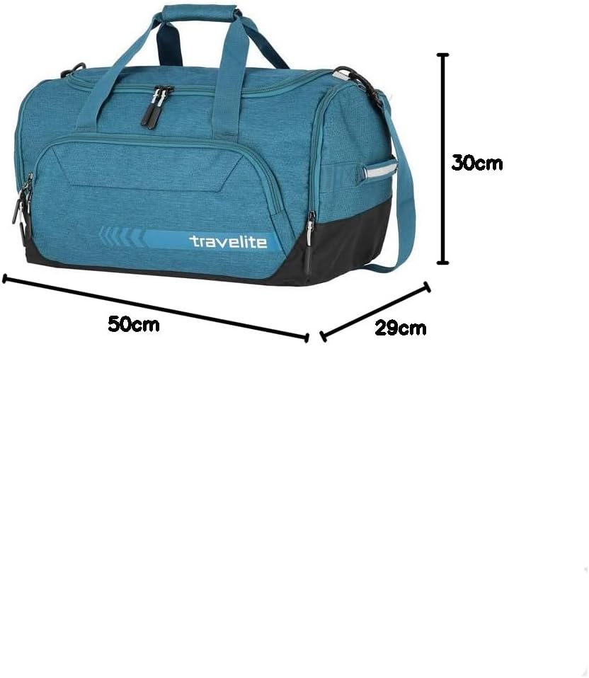 travelite Reisetasche Grösse M, Gepäck Serie KICK OFF: Praktische Reisetasche für Urlaub und Sport,