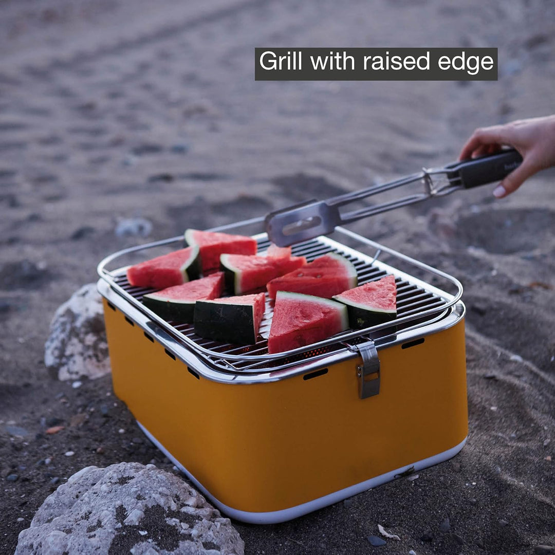 Barbecook Rauchfreier Holzkohlegrill Tischgrill mit Tragetasche geeignet für Balkon als Outdoor Camp