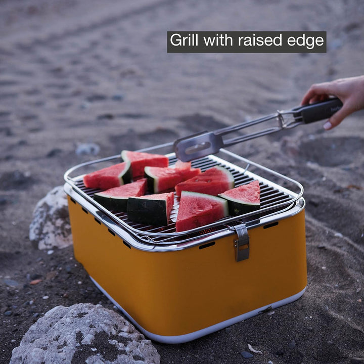 Barbecook Rauchfreier Holzkohlegrill Tischgrill mit Tragetasche geeignet für Balkon als Outdoor Camp