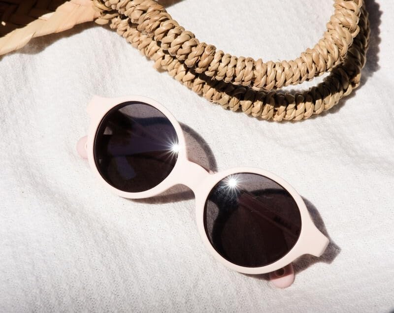 BÉABA, Sonnenbrille für Babys von 9 bis 24 Monaten, 100% UV-Schutz – KAT. 3, Seitenschutz, optimaler