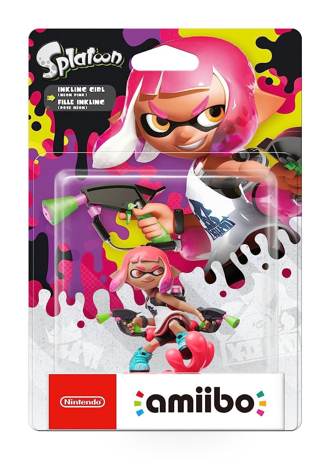 Amiibo Splatoon Inkling Mädchen (Neon-Pink) Splatoon Inkling Mädchen (Neon-pink) Splatoon Collection