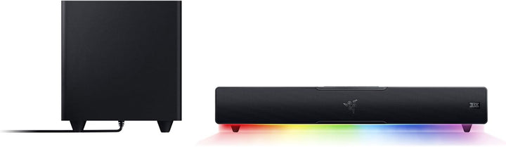Razer Leviathan V2 - PC-Gaming-Soundbar Schwarz & Base Station V2 Chroma - Headset-Ständer mit USB-H