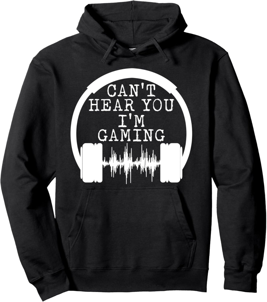 Gaming Headset Kann Dich Nicht Hören Spielen Ton Geschenk Pullover Hoodie