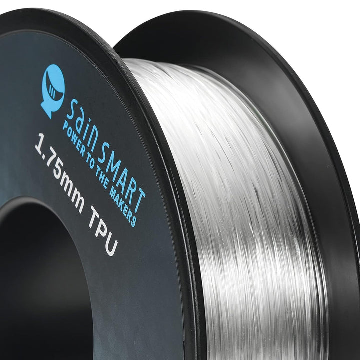 SainSmart TPU 3D-Drucker Filament, 1,75 mm, 0,8 kg, klar transparent, transparent