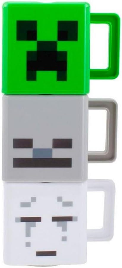 Minecraft Becher zum zusammenstecken 3er Set