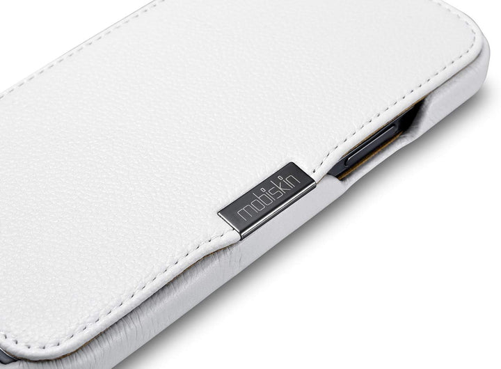 Mobiskin Hülle kompatibel mit Apple iPhone 12 Mini (5,4 Zoll), Handyhülle mit echtem Leder, Case, Sc