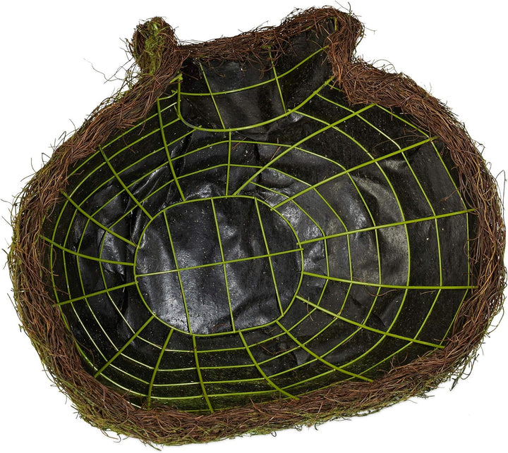 Relaxdays Igelhaus, Iglu, Winterquartier für Garten, wetterfeste Igelkuppel aus Rattan HxBxT 20 x 52