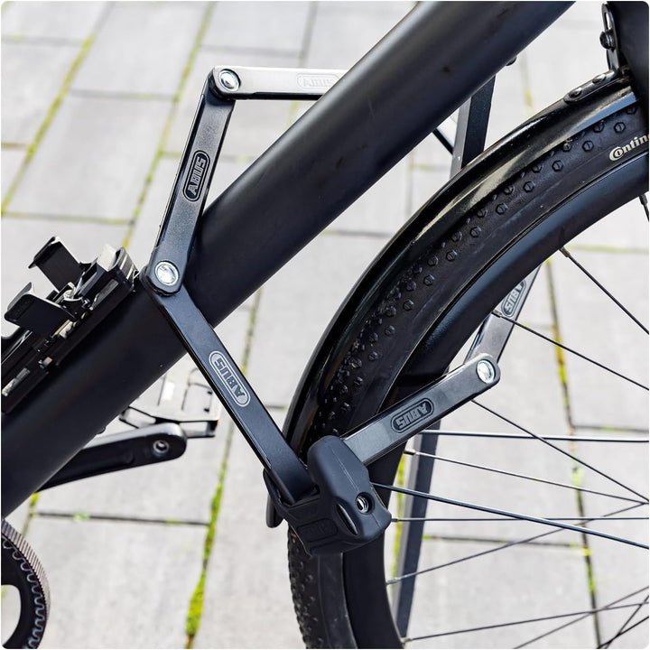 ABUS Faltschloss Bordo 6000K mit SH-Schlosshalter - Fahrradschloss mit XPlus Zylinder für hohen Mani