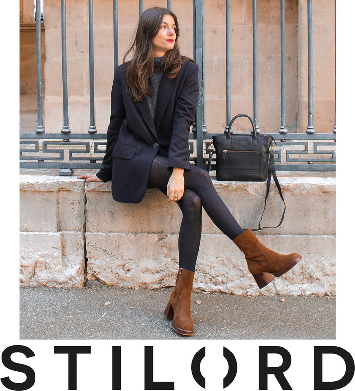 STILORD 'Meghan' Leder Handtasche Damen Umhängetasche Klein Ledertasche für Frauen zum Umhängen und