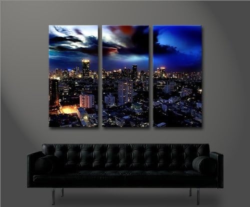 islandburner Bild Bilder auf Leinwand Bangkok Thailand XXL Poster Leinwandbild Wandbild art up your