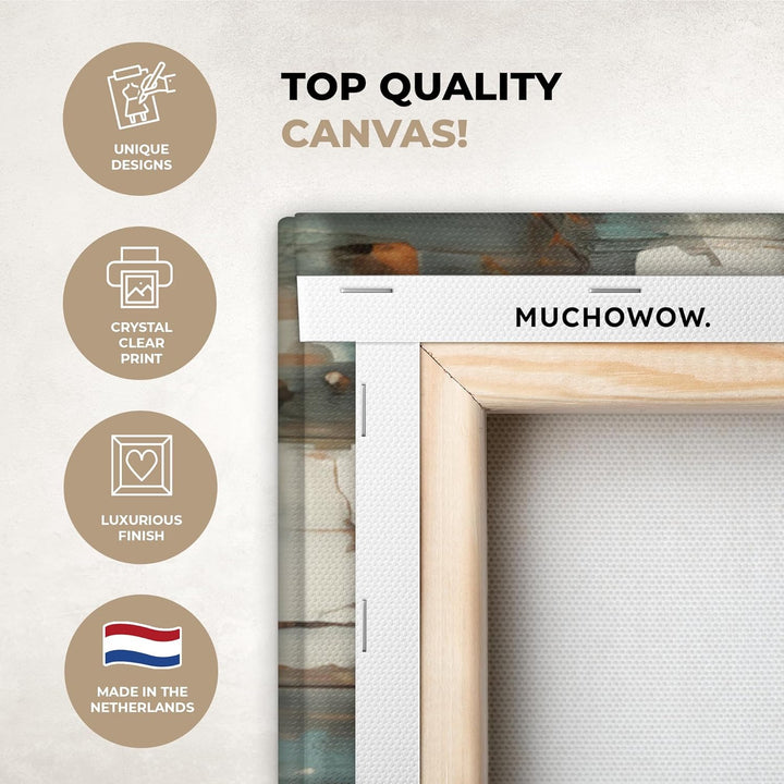 MuchoWow© Leinwand Gross 120x80 cm XXL Deko Schlafzimmer Aesthetic Leinwandbilder Wohnzimmer Gemälde