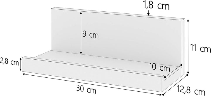 Handy-Ablage Ablagebrett Kiefer Massivholz oder weiss Bettablage V-90.82-14, Holzart/Holzfarbe:Kiefe