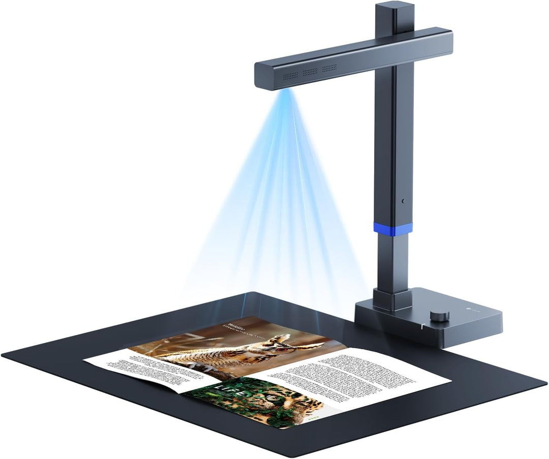 CZUR Shine Ultra Pro 24 MP Tragbarer Dokumentenkamera Faltbarer Dokumentenscanner A3 Buchscanner OCR