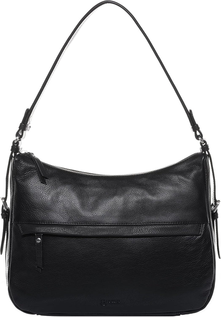 BACCINI Schultertasche echt Leder - Handtasche ROSA - Umhängetasche Damentasche - Ledertasche Damen