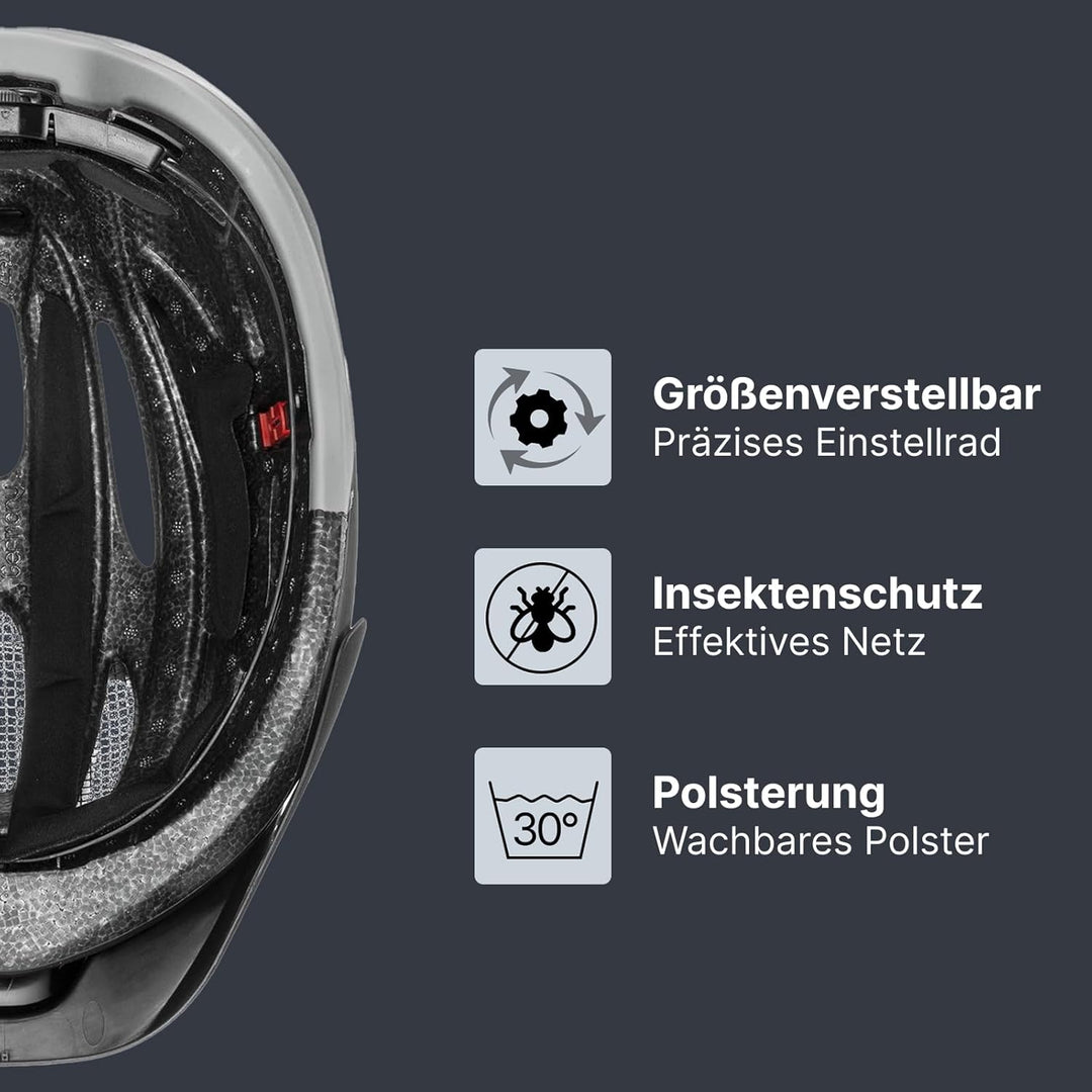 uvex True cc - Leichter Allround-Helm für Damen - individuelle Grössenanpassung - erweiterbar mit LE