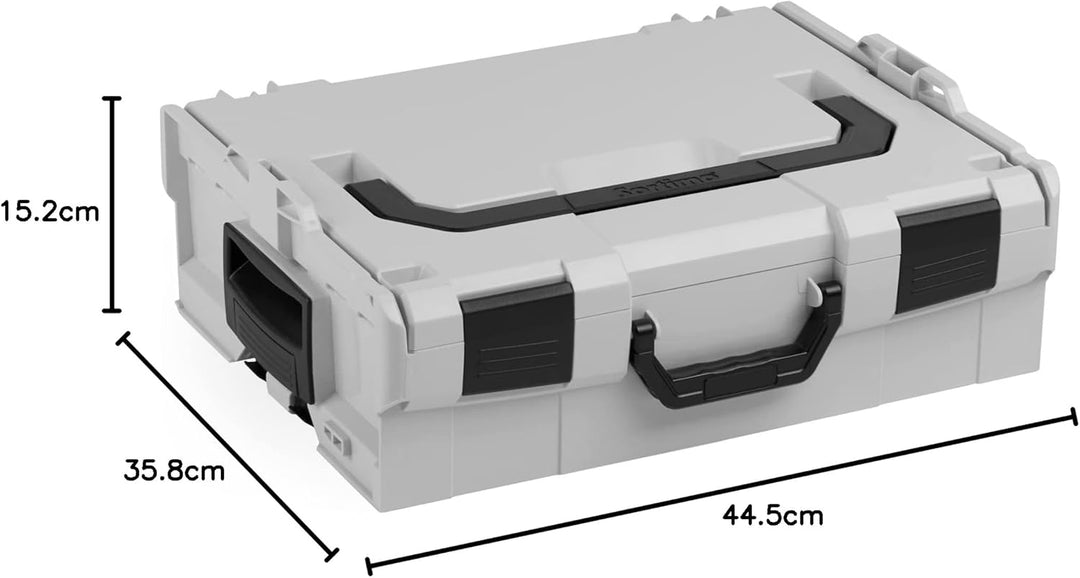 LBOXX Sortimo L BOXX 136 3er Set | Grösse 2 grau individuell anpassbar mit Ihrem Logo | Werkzeugkoff