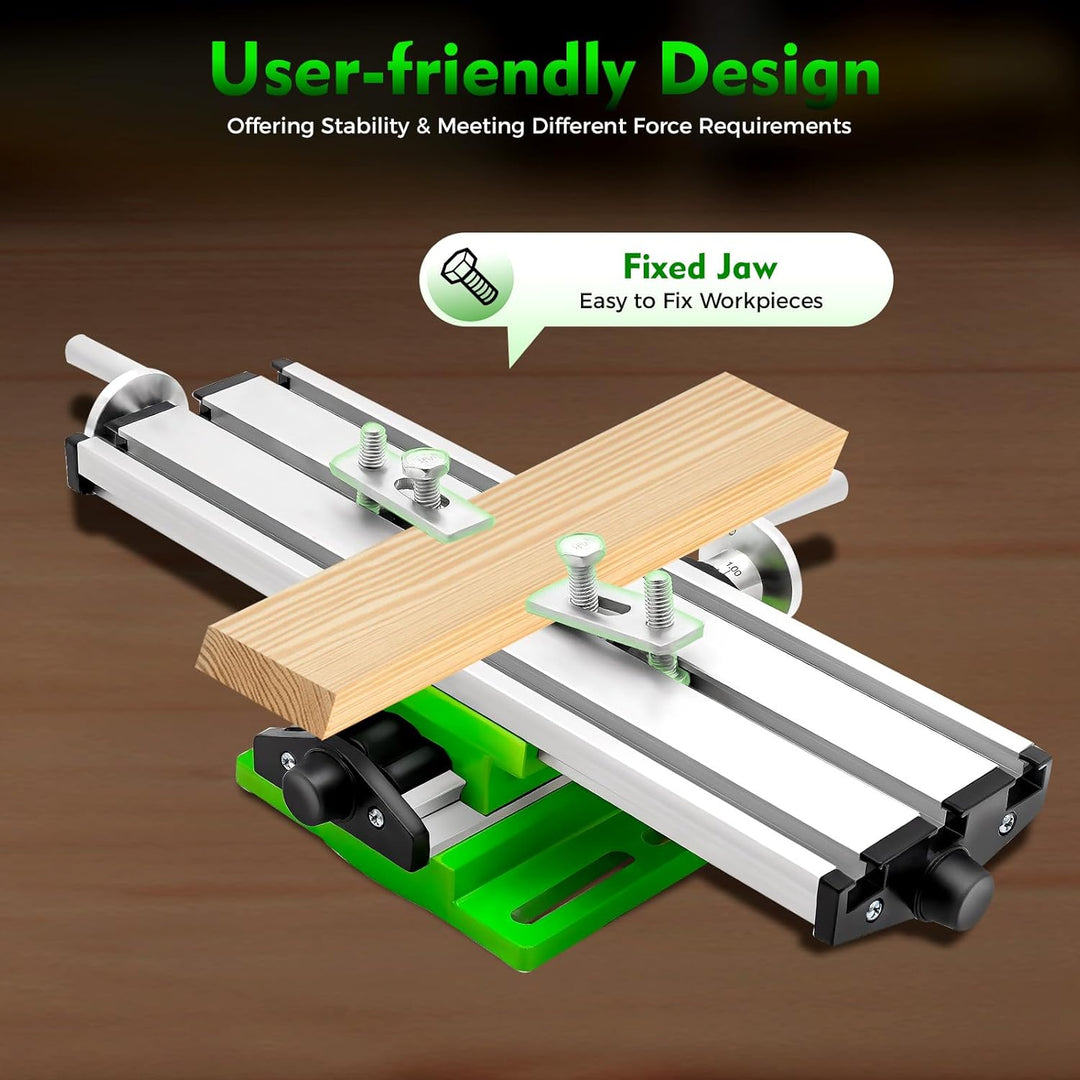 Kreuztisch Ständerbohrmaschine FräStisch Koordinatentisch Schraubstock Querschlitten Arbeitstisch Bo