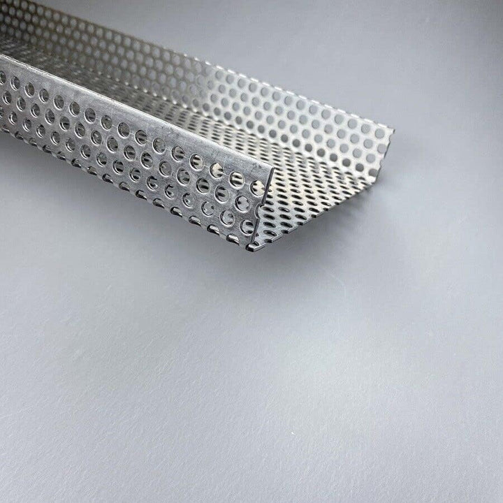 Abdeckprofil Alu Lochblech, 2000mm U-Profil Dekor aussen 20x220x20 mm Schenkelinnenmass aus Alu Loch
