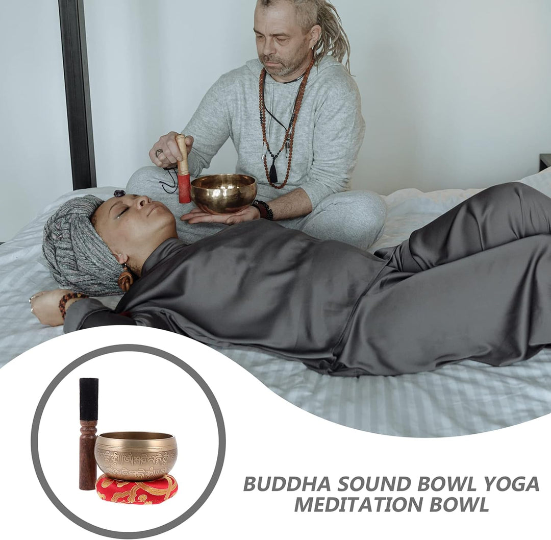 1 Satz Buddha-klangschale Buddha-klangschale Chakra-schalen Chakra-heilschale Achtsamkeit Klangschal