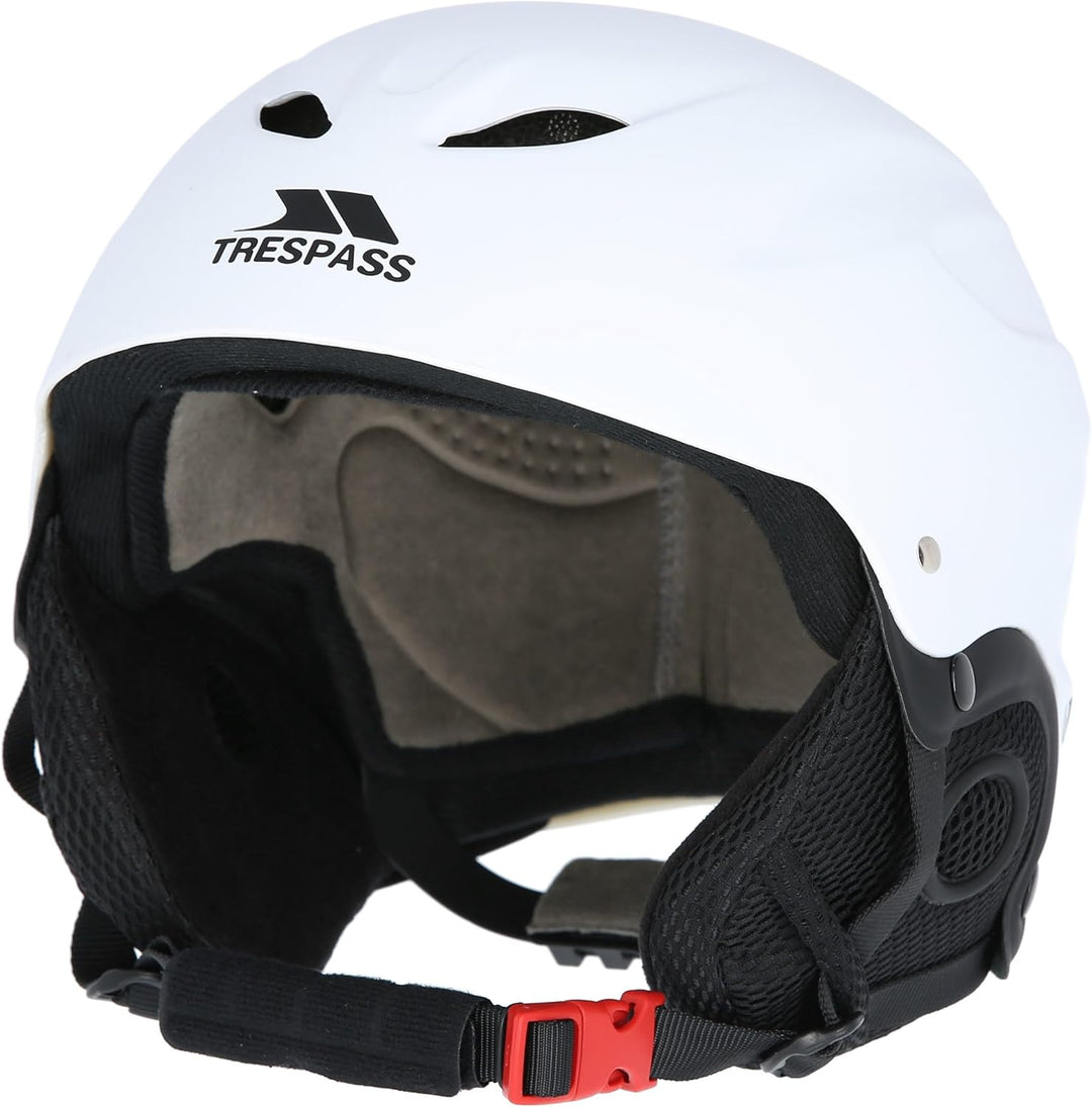 Trespass Skyhigh Skihelm Mit Herausnehmbaren Ohrlaschen, Skibrillenhalter & Verstellbarem Ventilatio