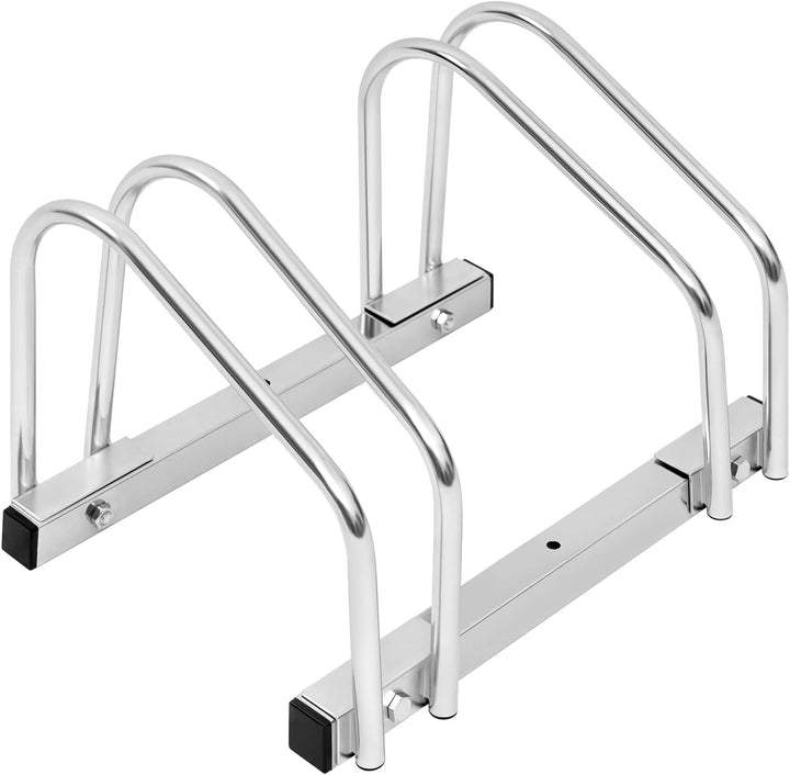 WOLTU Fahrradständer 2 Fahrräder Ständer Mehrfachständer Mehrfach-Fahrradständer für 2 Fahrräder FZ1