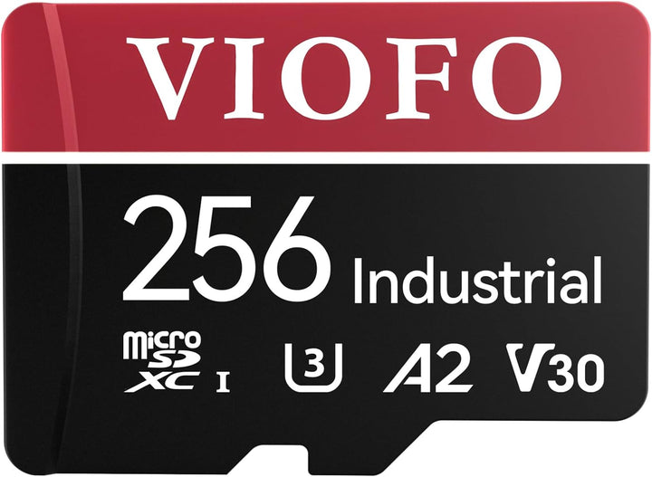VIOFO 256GB Speicherkarte, hohe Geschwindigkeit mit Adapter U3, Kompatibel für 4K WiFi Dashcam Auto