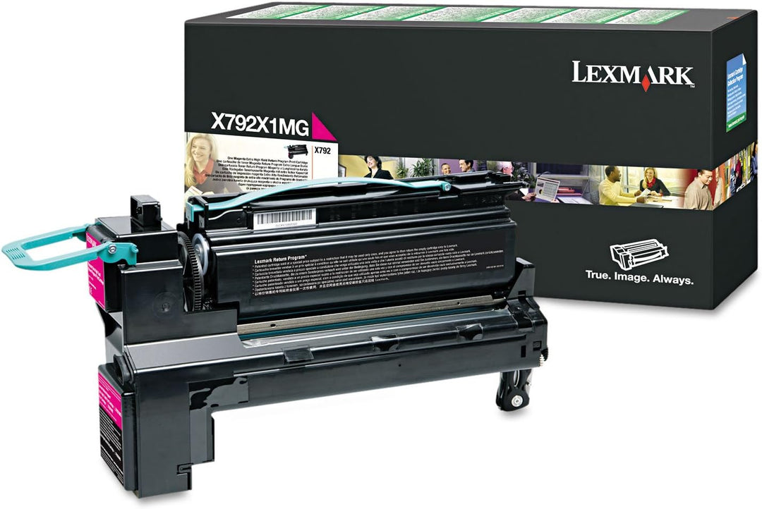 Lexmark X792X1MG X792 Tonerkartusche Extra Höhekapazität Return Program 1er-Pack, 20.000 Seiten, mag