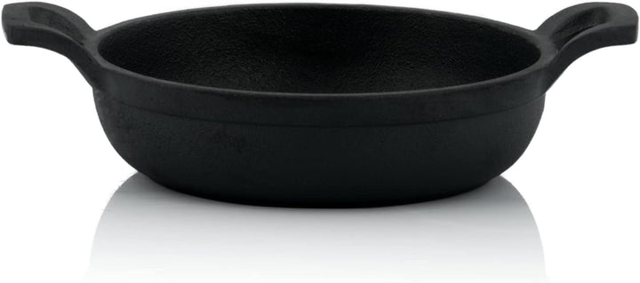 BBQ-Toro Gusseisen Grillpfännchen (6-er Set) | Ø 13 cm | bereits eingebrannt - preseasoned | Gusseis