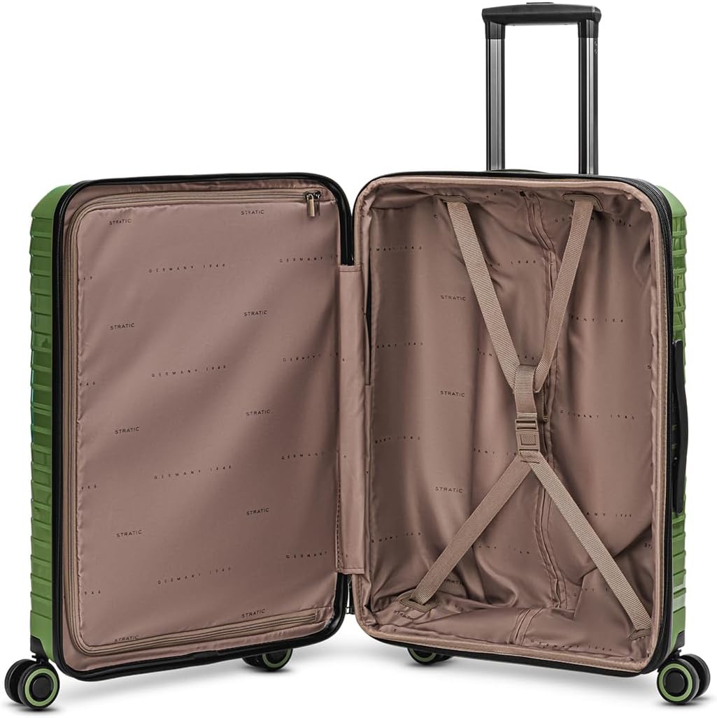 Stratic Koffer-Set 3-teilig für Damen und Herren | Reise-Trolleys 50 x 29 x 76 cm aus hochwertigem,