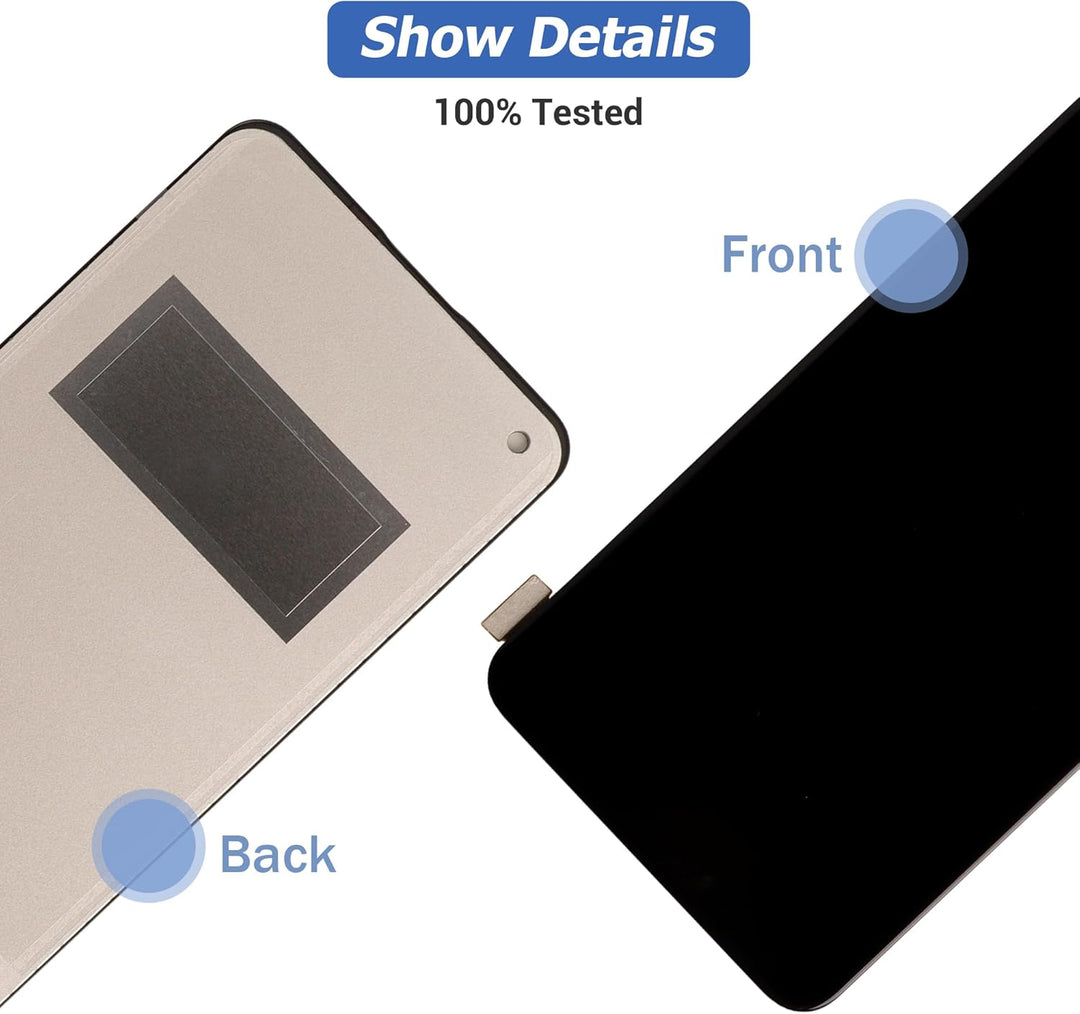 Vvsialeek Ersatz AMOLED Display Kompatibel Für Realme 8 Pro LCD Touch Screen Digitizer Assembly Glas