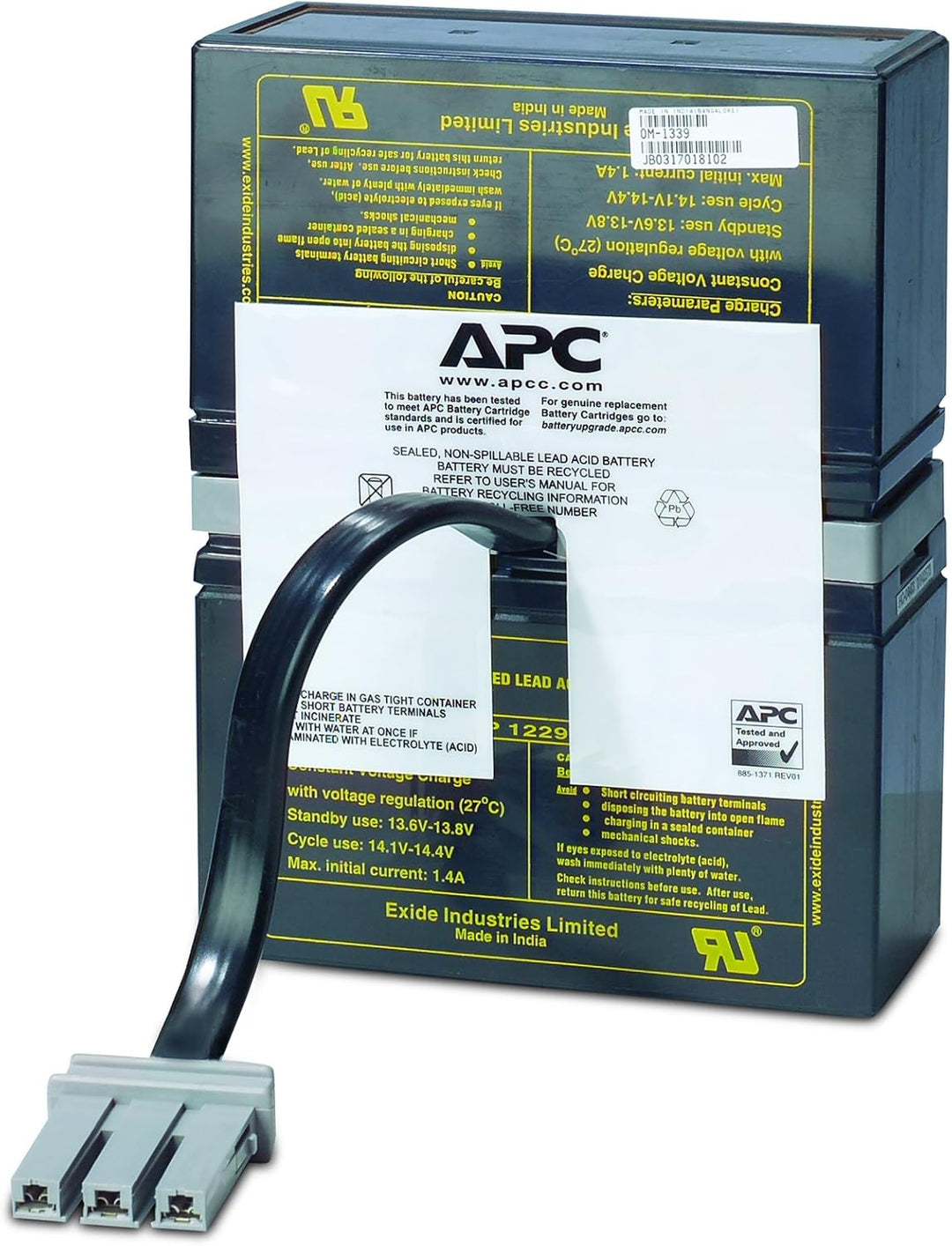 APC RBC32 Cartridge #32 Ersatzbatterie für Unterbrechungsfreie Notstromversorgung (USV)