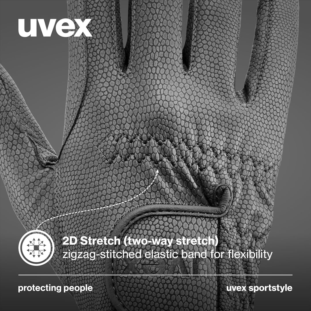 Uvex Unisex – Erwachsene Sportstyle Reithandschuhe 10.5 anthracite, 10.5 anthracite