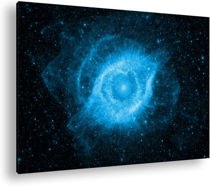 deyoli Überreste einer Supernova Format: 80x60 Effekt: Monocrome Blau als Leinwand, Motiv fertig ger