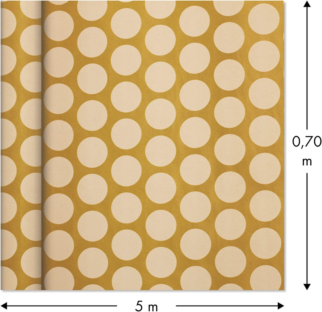 Clairefontaine 223879AMZC – 10 Rollen Kraftpapier (100% recycelt), 5 m x 0 m70 (grosse Breite), 80 g