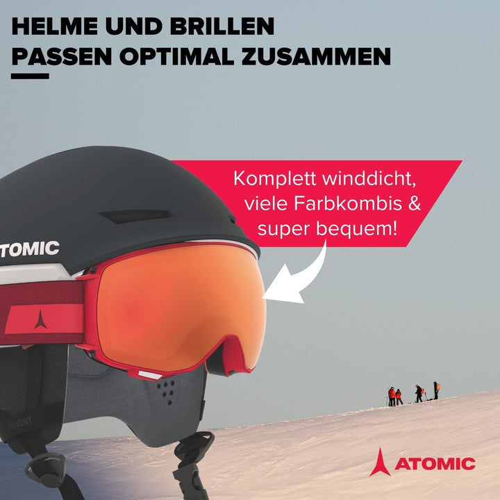 ATOMIC Revent + LF Skihelm - Unisex für Erwachsene - Individuelle Passform für präzisen Sitz - Überl