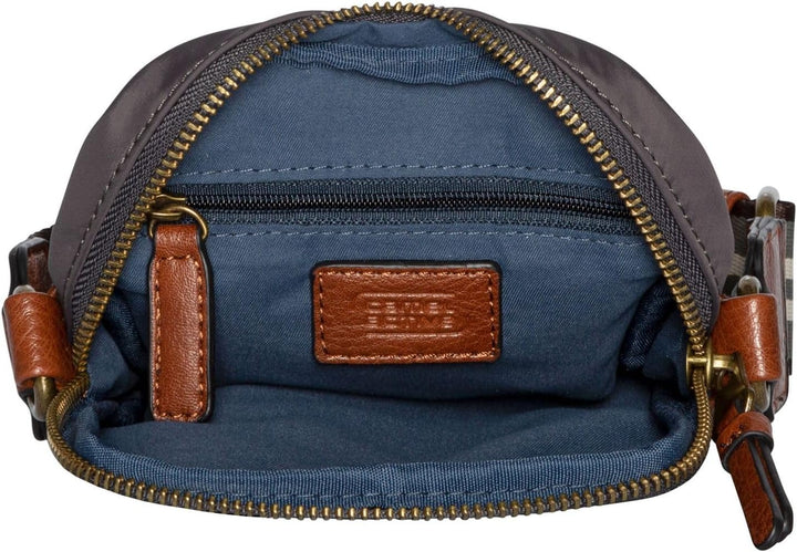 camel active bags Bari Damen Handytasche Umhängetasche Klein Grau Dark Grey 14x2,5x20, Dark Grey 14x