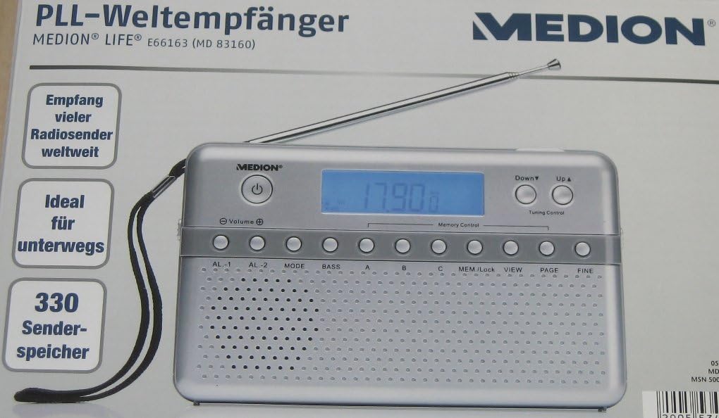 MEDION PLL-Weltempfänger MD 83160 Radio PLL Weltempfänger