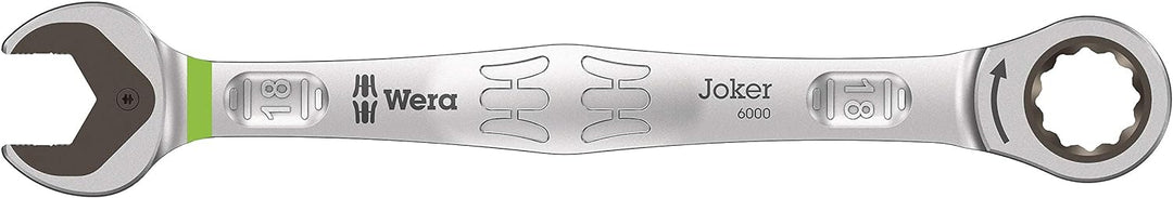 Wera Joker Maul-Ringratschen-Schlüssel, 18 mm, 05073278001 18 mm metrisch Single, 18 mm metrisch Sin