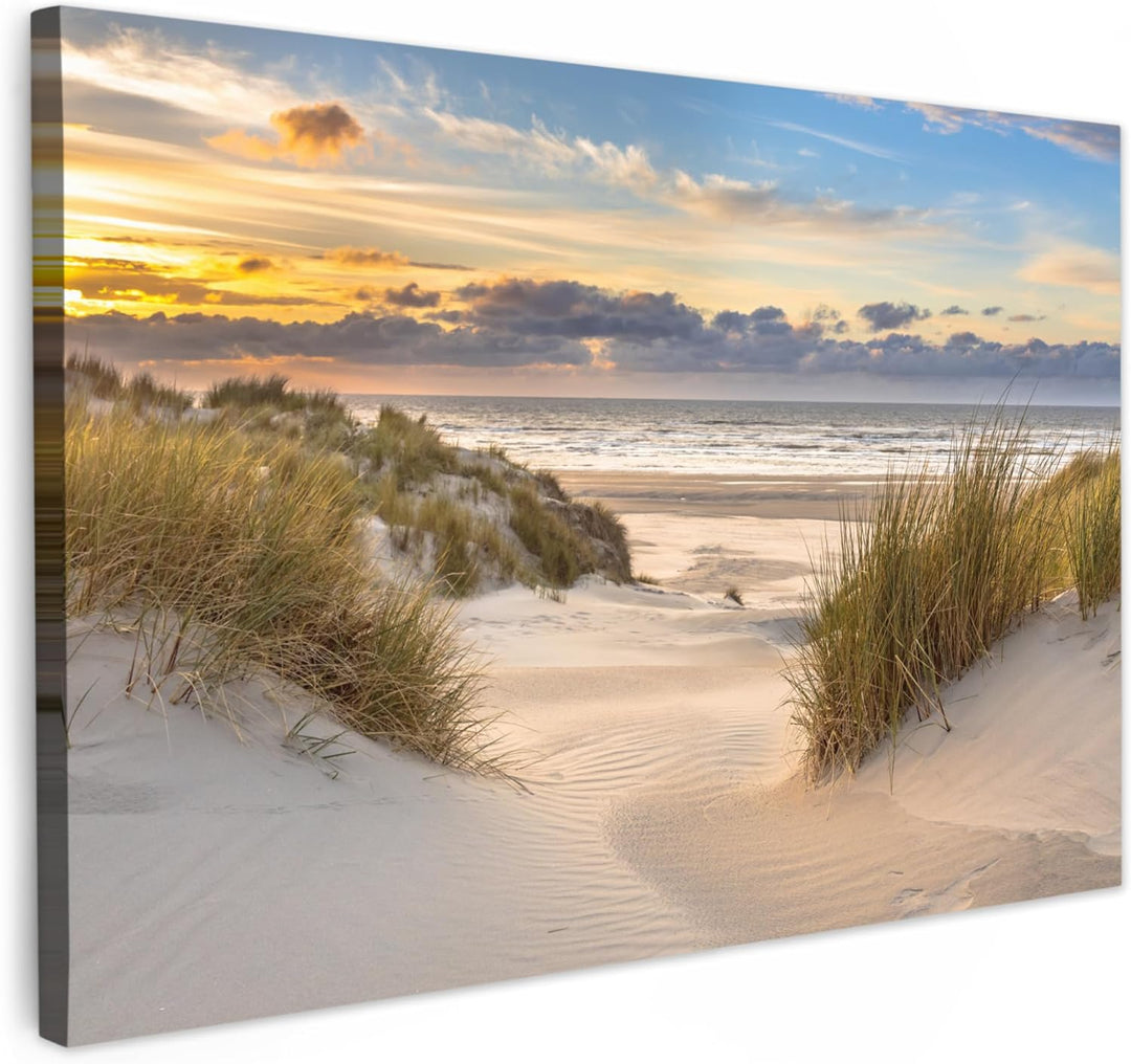 MuchoWow© Wandbilder Gross 120x80 cm XXL Schlafzimmer Home Deko Wohnung Bild Wohnzimmer Fotoleinwand