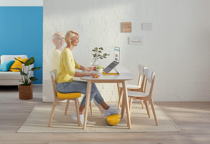 Leitz Sitzkissen, gepolsterte Stütze für Heim- oder Schreibtischstuhl, reduziert Nacken- & Rückensch