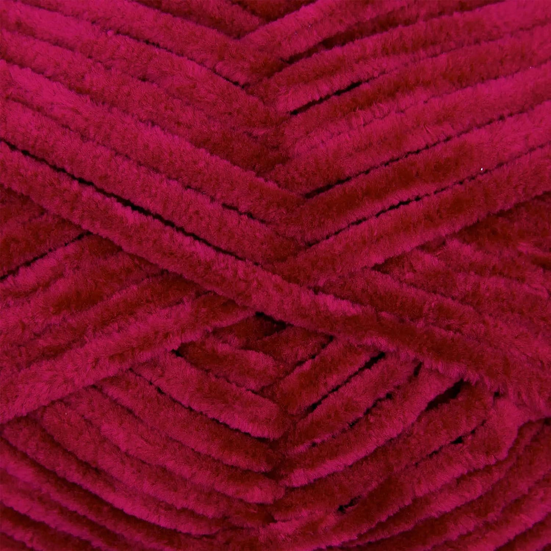 Gründl Funny uni Strick- & Häkelgarn (samtartiges Chenille-Garn aus 100% Polyester, 10 x 100 g / 120