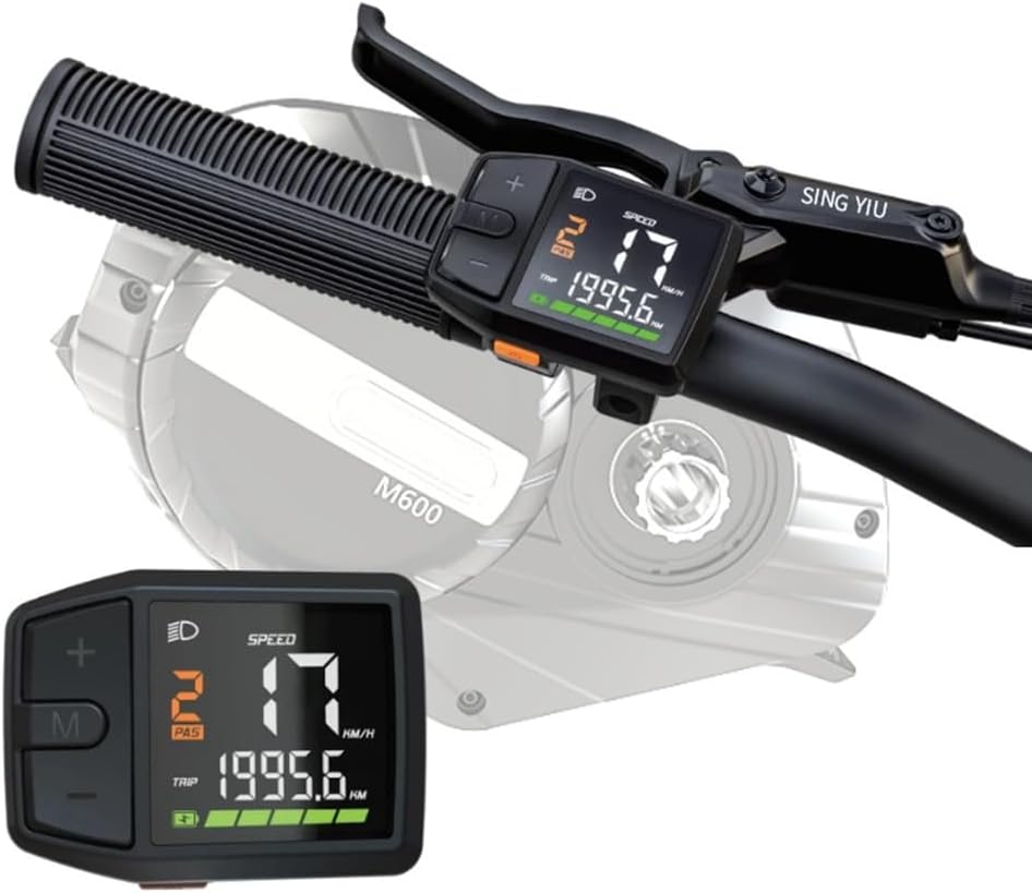 Elektrofahrrad LCD Display Bedienfeld Ebike UART/CAN Protokoll Display Für Bafang M500 M600 BBS01 02