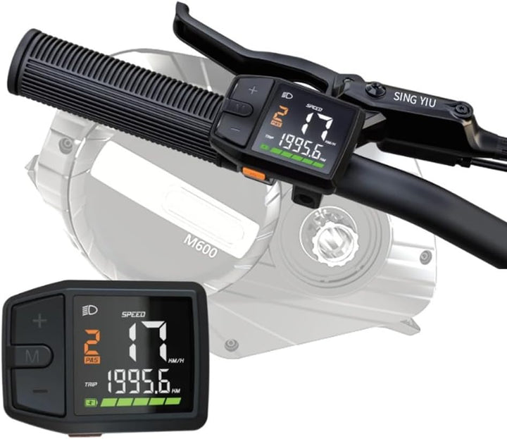 Elektrofahrrad LCD Display Bedienfeld Ebike UART/CAN Protokoll Display Für Bafang M500 M600 BBS01 02