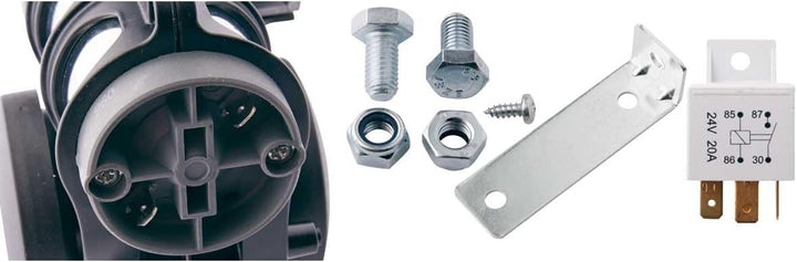 HELLA Horn CA26 - 12V - 115dB(A) - Frequenzbereich: 520/660Hz - Hochton - elektrisch-pneumatisch - G