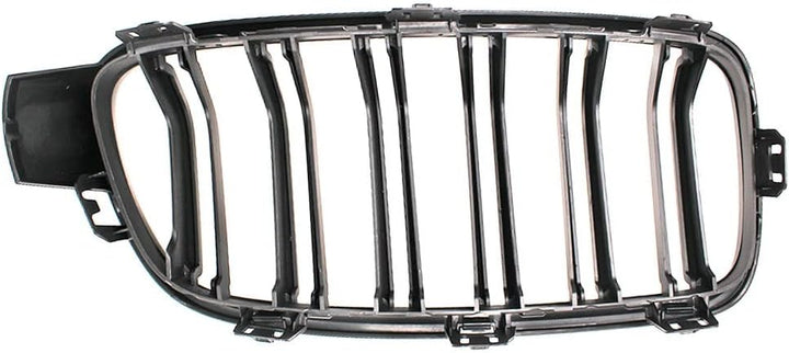 HZTWFC Sportgrill Grills Nierengitter Dual Slat Mattschwarzer Frontstossstangengrill für BMW 3er F30