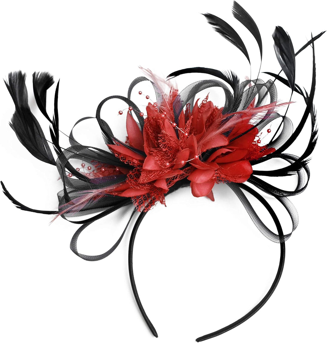 Caprilite Women's Silver_tealhoopmix One size Schwarz, 1 stück (1er Pack) schwarz / rot