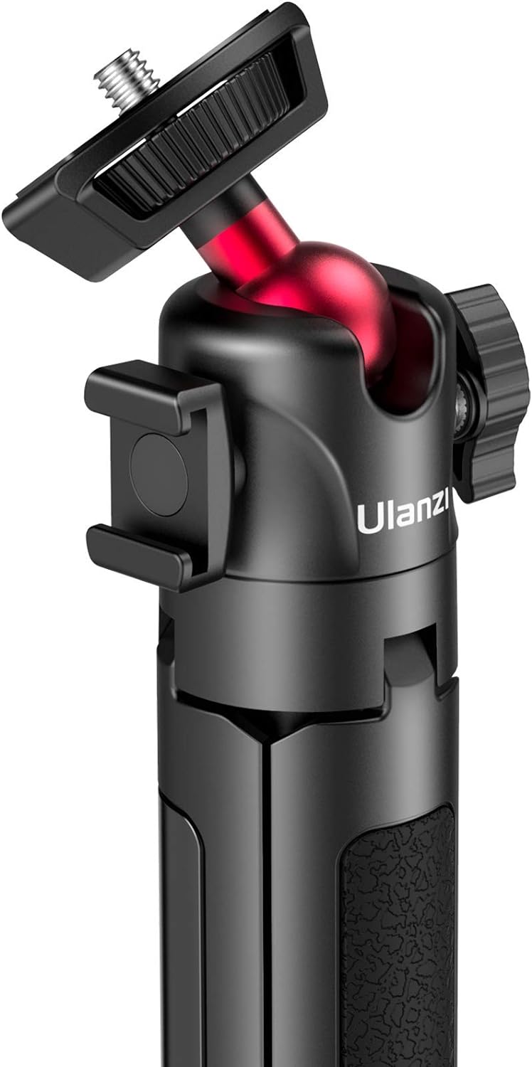 ULANZI MT-16 Stativ & Selfie Stick für Kamera und Smartphone - ausziehbares Tischstativ Halterung mi