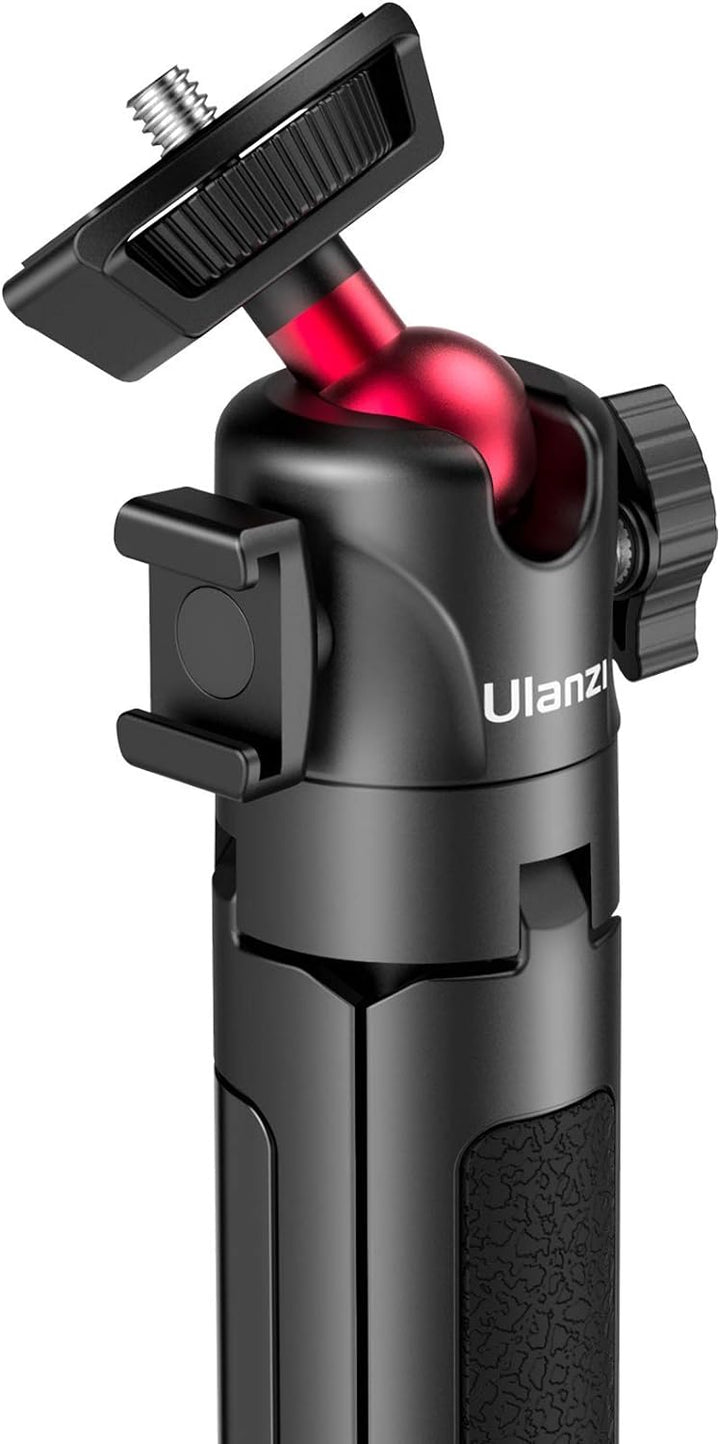 ULANZI MT-16 Stativ & Selfie Stick für Kamera und Smartphone - ausziehbares Tischstativ Halterung mi